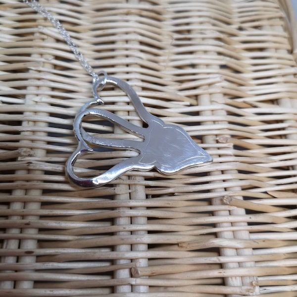 Silverplated Fork Pendant, Fork Jewellery, Cutlery Jewellery, Handmade gift, Mothers day gift