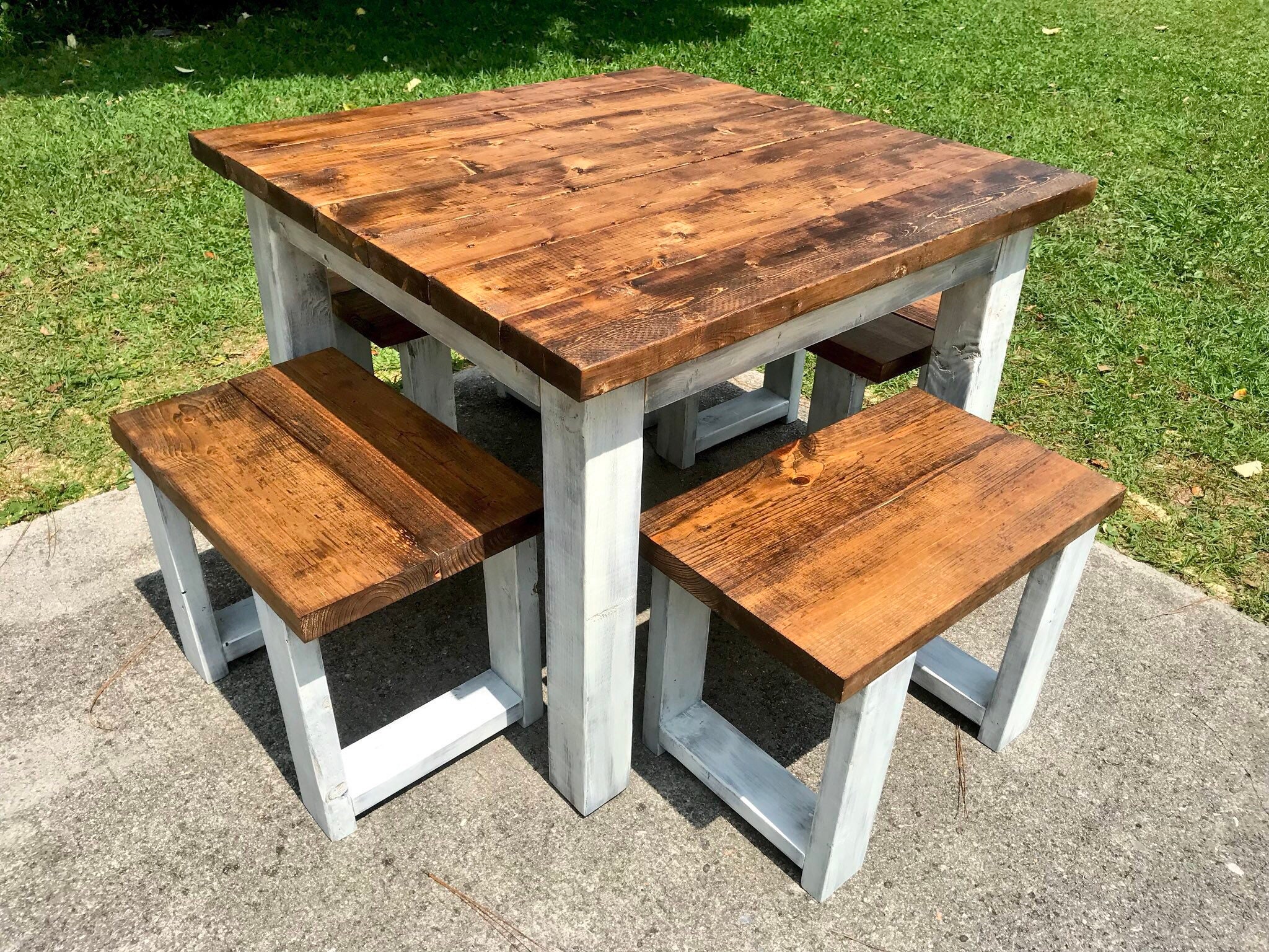 farmhouse boho small kitchen table