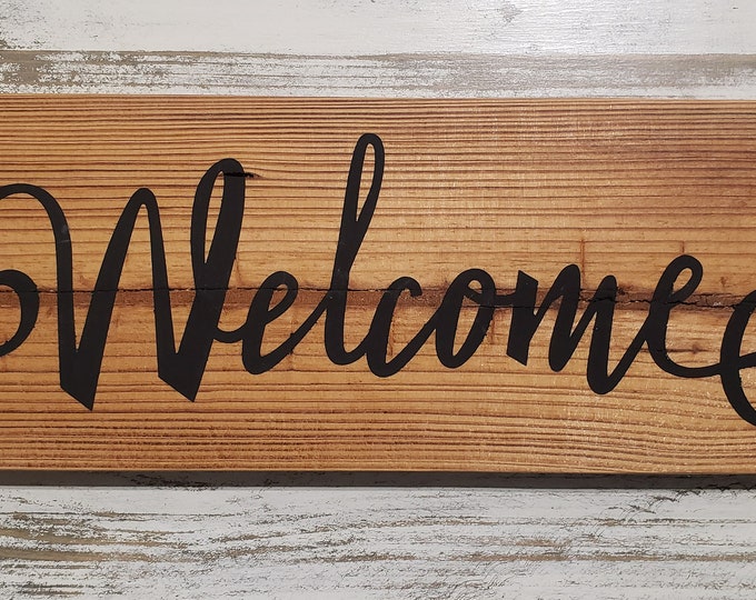 Rustic Welcome Sign