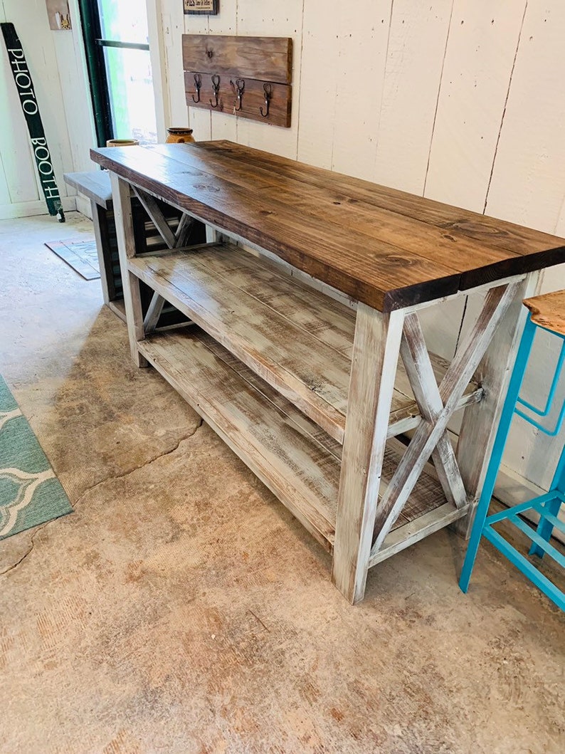 Minimalist Rustic Buffet Table for Simple Design