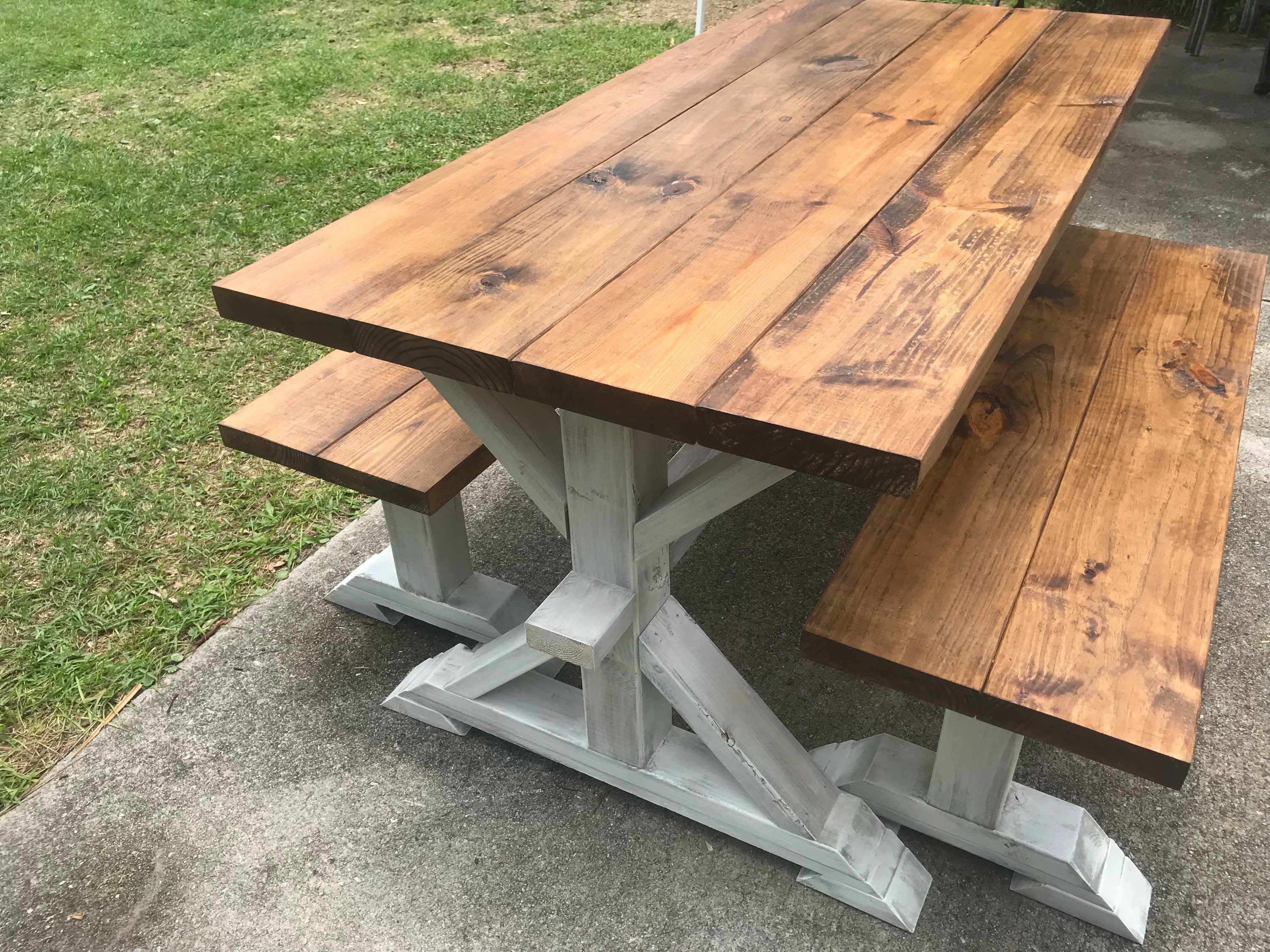 Thin sale farmhouse table