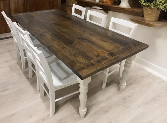 Farmhouse table tops discount