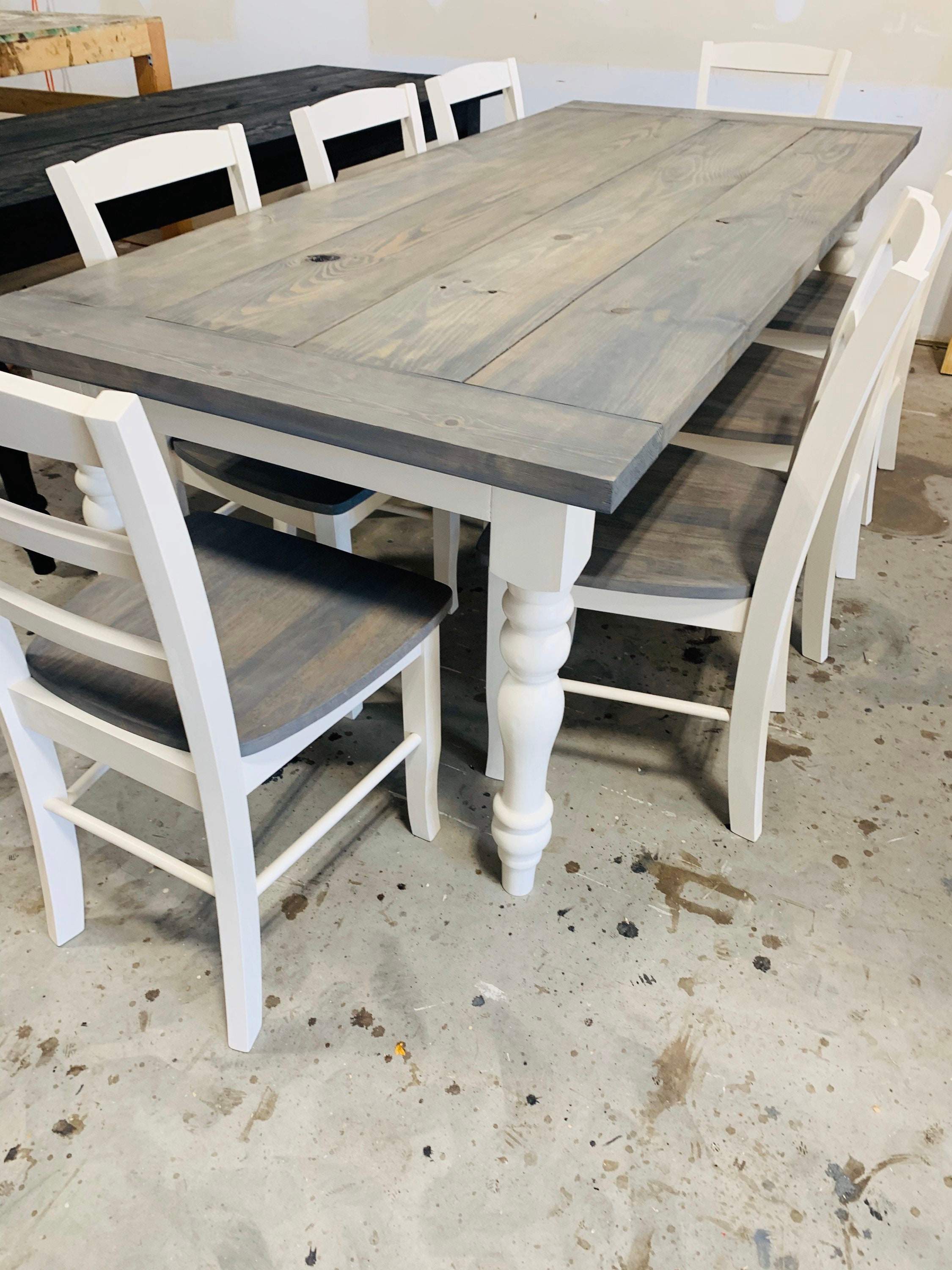 Unique Farmhouse Table Set 