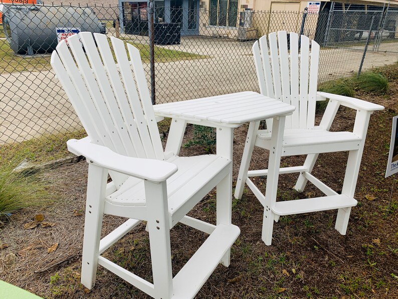 Warranty King Adirondack Chairs Big Tall Chair Set With Middle Table Outdoor Recyled Plastic Patio Seating Home Living Furniture 330 Co Il Warranty King Adirondack Chairs Big, Patio Chairs For Big And Tall