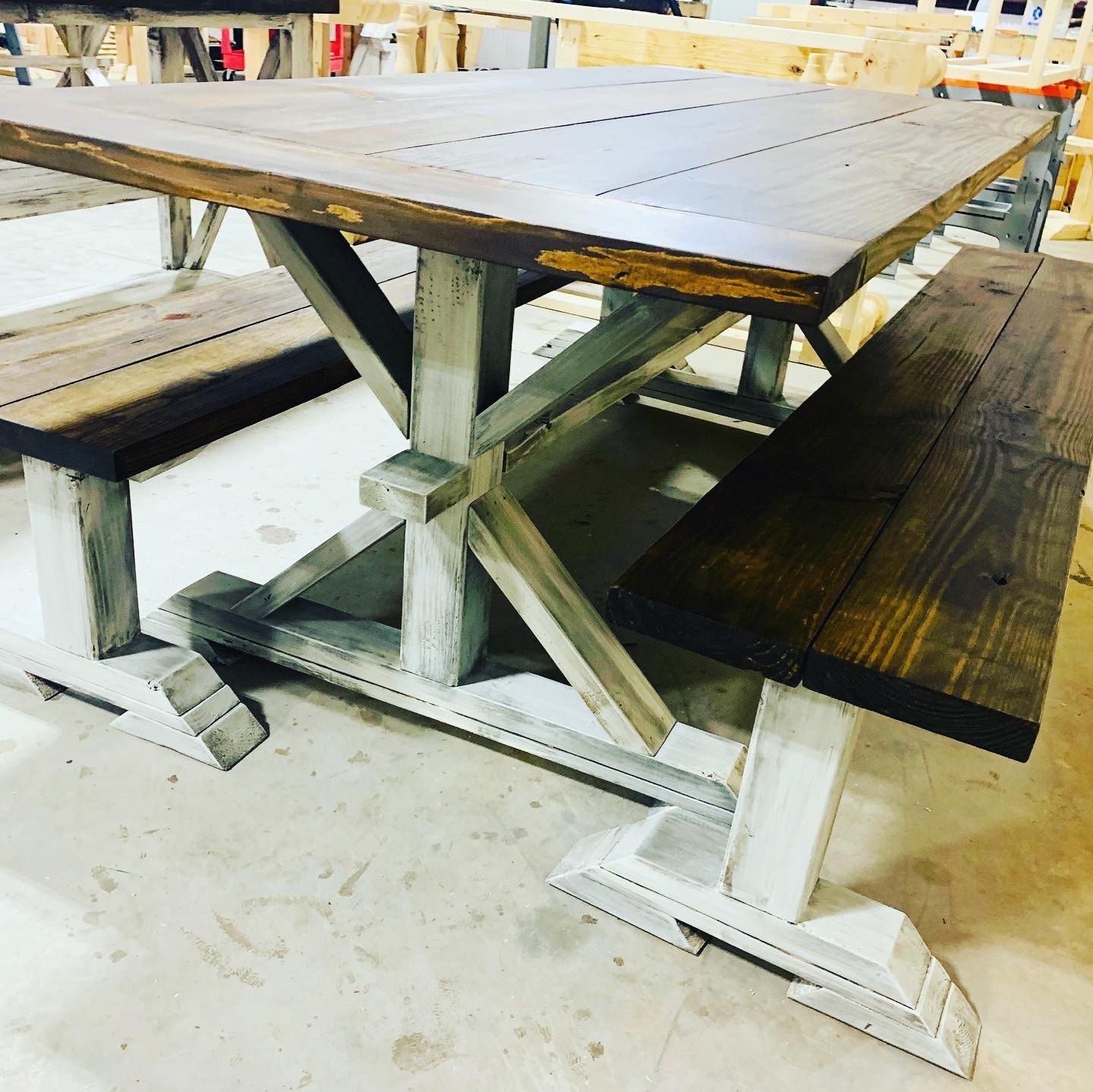 Espresso 2024 farmhouse table