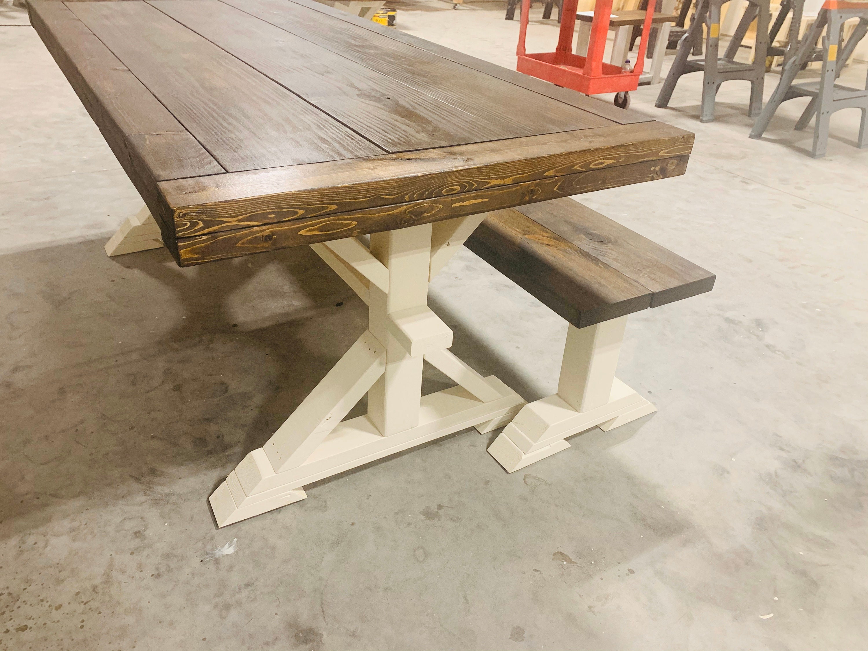Thick farmhouse table discount