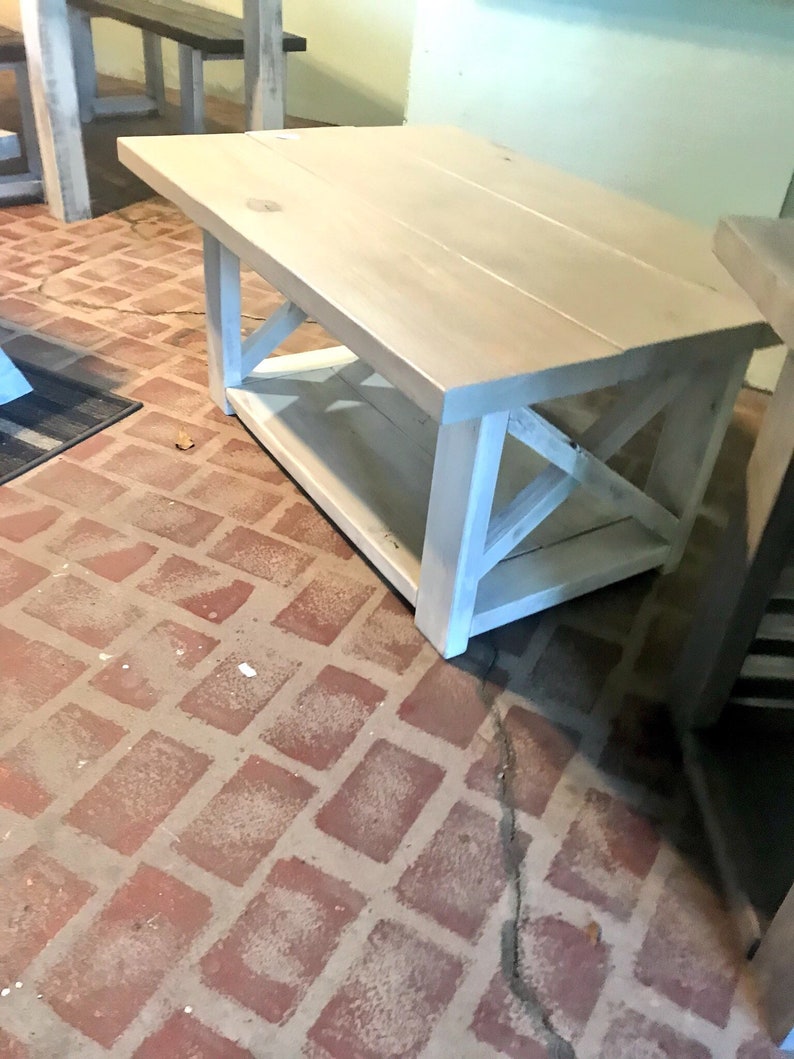 Rustic Coffee With Shelf Table Criss Cross X Design Sun Bleach Gray Top And White Distressed Base Living Room Furniture - Criss Cross Coffee Table Rustic Coffee With Shelf Table Criss Cross X Design Sun Bleach Gray Top And White Distressed Base Living Room Furniture - Criss Cross Coffee Table