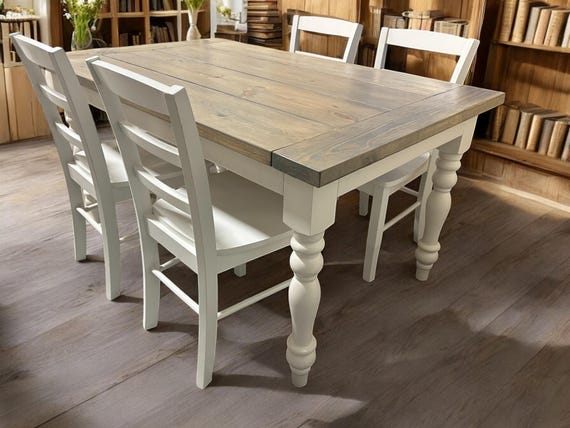 Grey Farmhouse Table Classic Farmhouse 1.3 To 1.8m Extending Dining