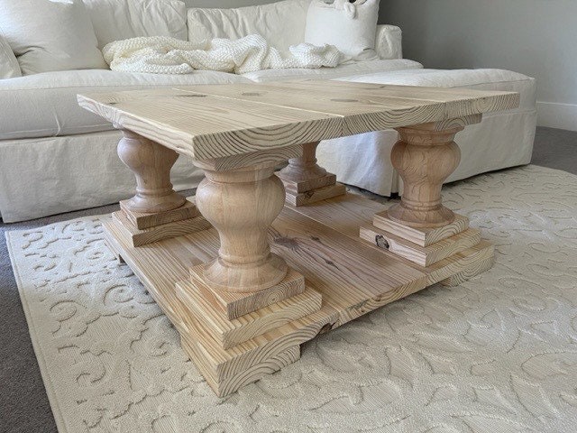 Balustrade on sale table legs