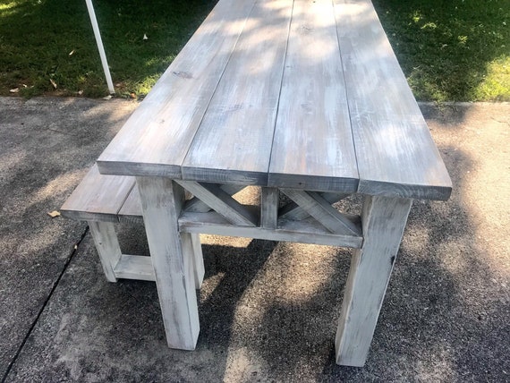 Farmhouse picnic table outlet