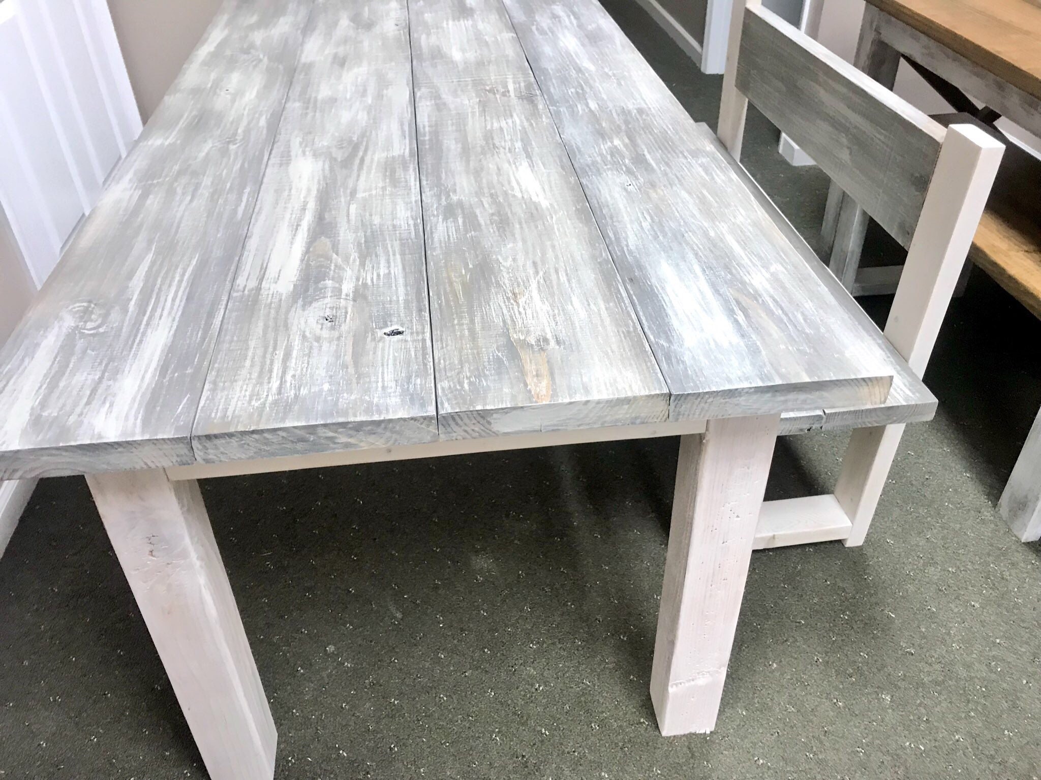 Extra Long Dining Bench With Back - 65 napoleone dining bench reclaimed