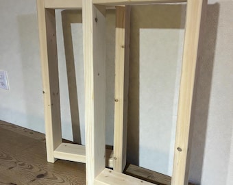 Unfinished Wooden Bench Legs - DIY Wood Base