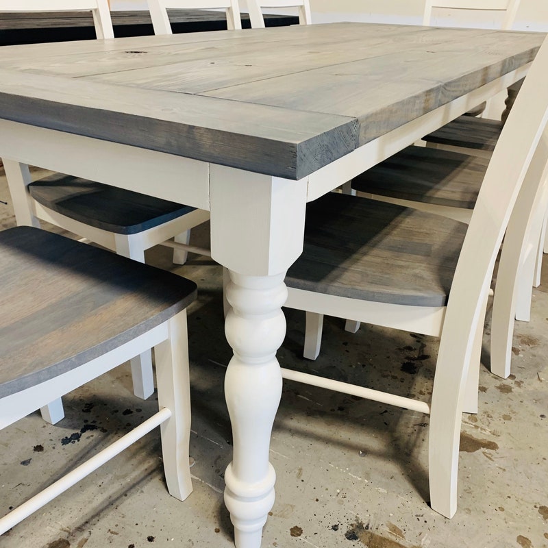 Antique Pine Dining Table - Etsy