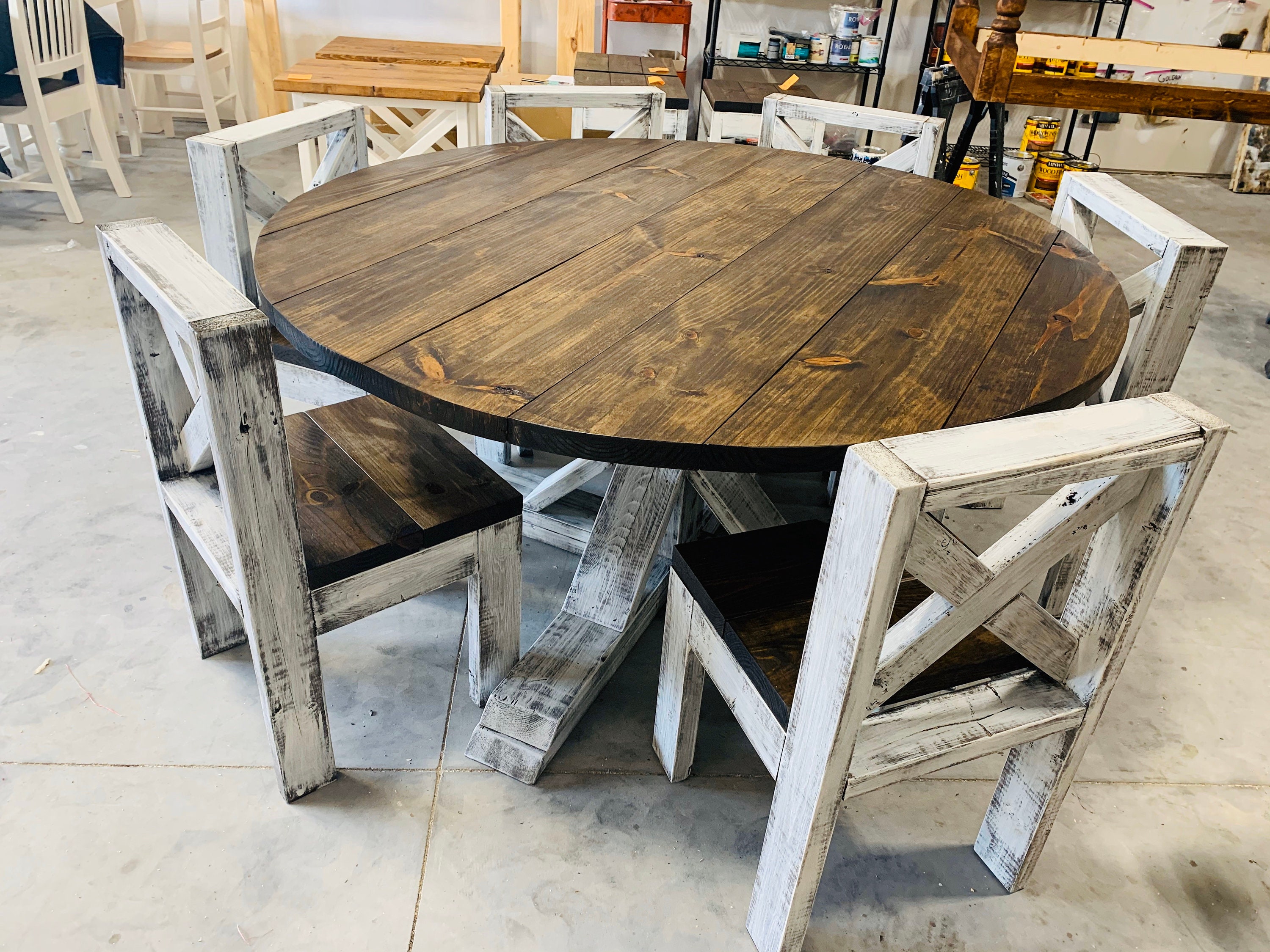 5ft round cheap dining table