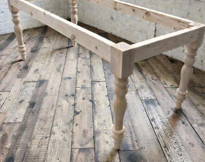 DIY Farmhouse Table Skirting Kit Unfinished Wood Apron Parts For Custom Builds