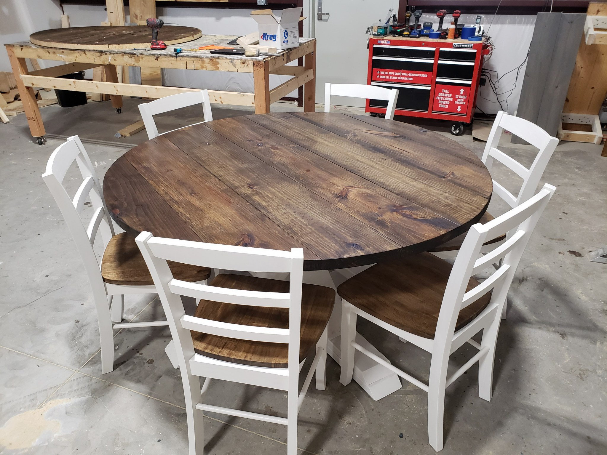 5ft farmhouse kitchen table