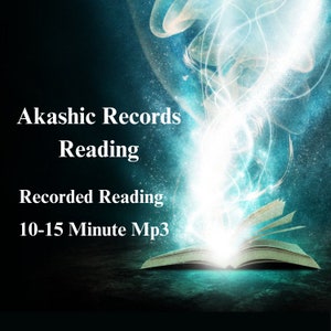 Akashic Records Reading audio recording 15 minute mp3 1 question mini reading Relationship Guidance Spirituality Life Purpose image 1