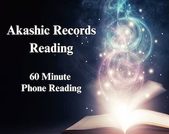 Akashic Record Reading One Hour Phone Reading Psychic Reading Past Life Reading Relationship Reading Guidance Spirituality Life Purpose