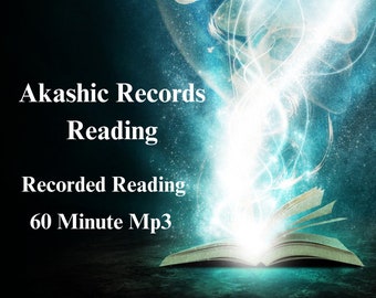 Registros Akáshicos Lectura grabación de audio 60 minutos mp3 5-6 preguntas lectura completa Relación Orientación Espiritualidad Propósito de vida