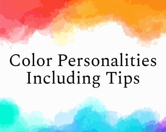 Personalidad del color: paquete completo con consejos adicionales