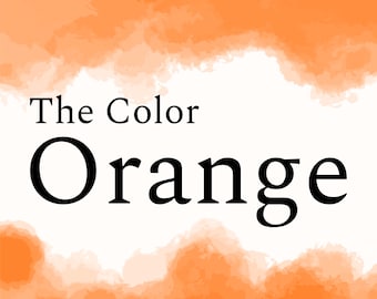 Color Personality - Orange