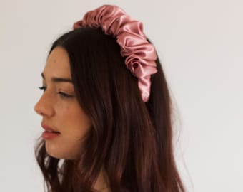 Satin Scrunchie Headband