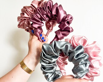 Satin Scrunchie Headband