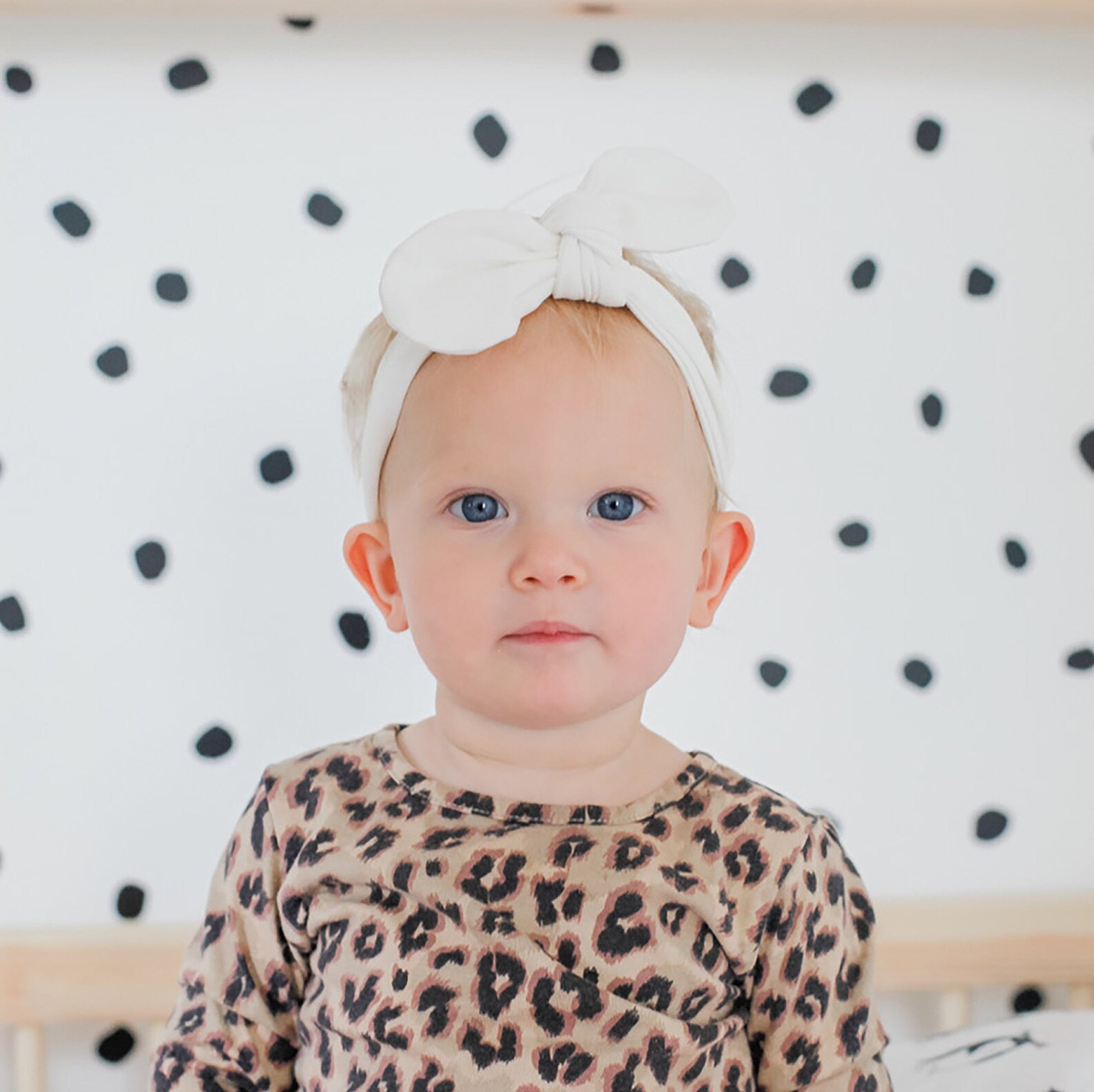 Cream Baby Headband Baby Knot Headband Bows Baby Head Wrap Etsy UK