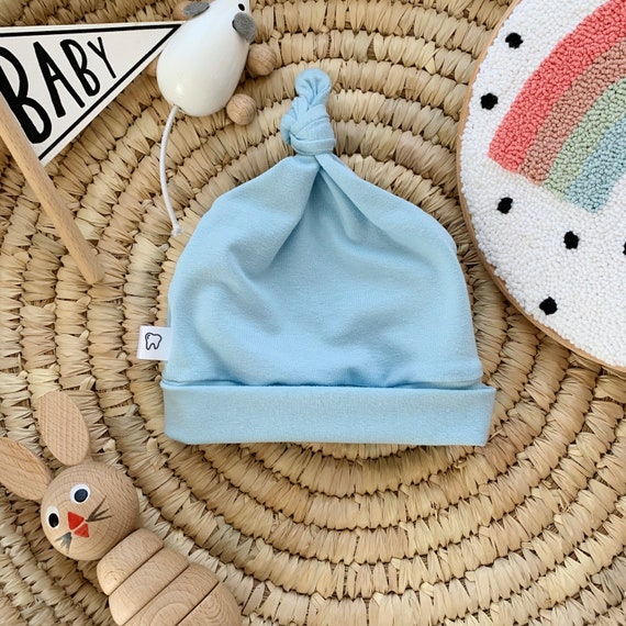baby boy knot hat