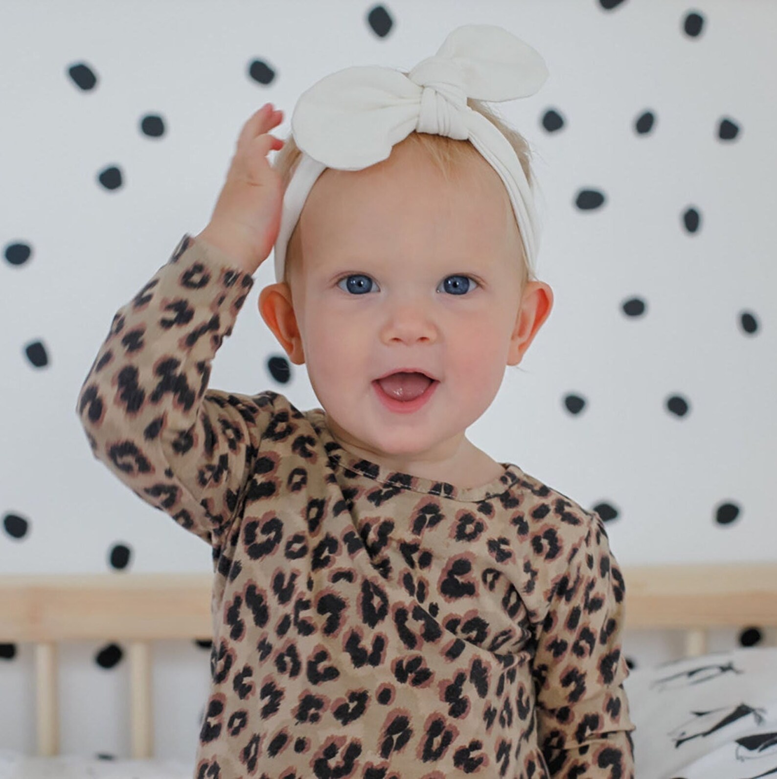 Cream Baby Headband Baby Knot Headband Bows Baby Head Wrap Etsy UK