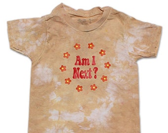Am I Next camiseta con efecto tie dye
