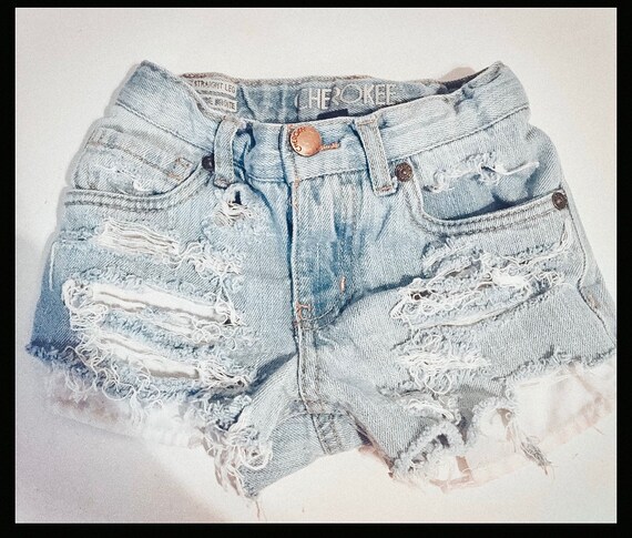 baby ripped shorts