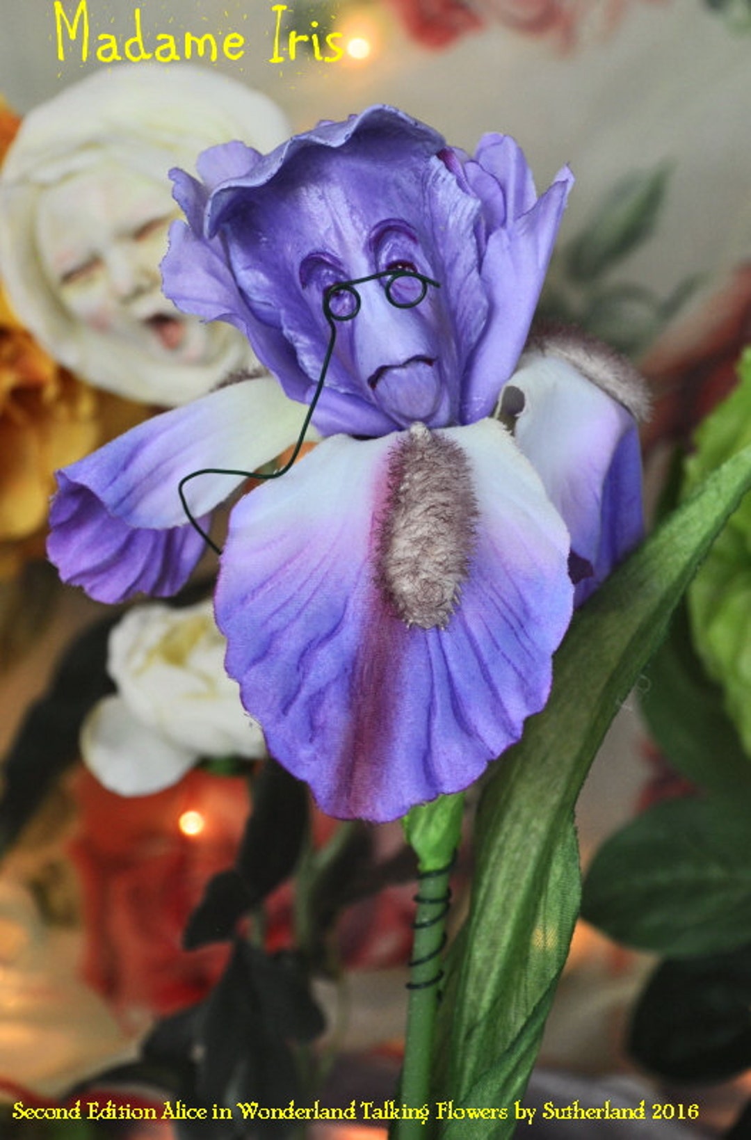 スーザンリーベ　紫の実のピアス
