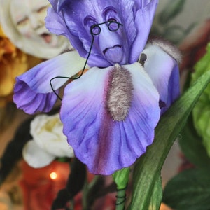 Alice in Wonderland (non) Talking Flowers &quot;MADAME IRIS&quot; by Sutherland