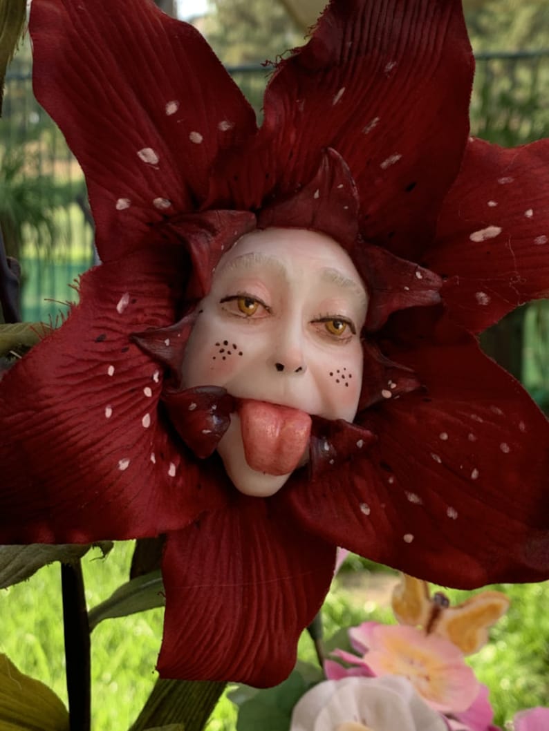 Alice in Wonderland Talking Flowers jester - Etsy