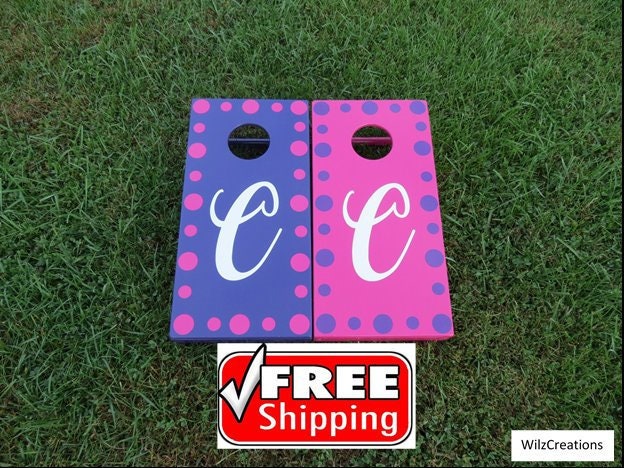 3 mini Cornhole Bags set of 4 Navy Blue