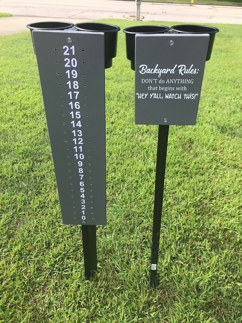 ADD ON DECAL|Cornhole|Lawn Games|Fathers Day|Bag toss|Scoring stand|Lawn Scoreboard|Outdoor Games|Birthday Gift|Scorekeeper|Drink Holder