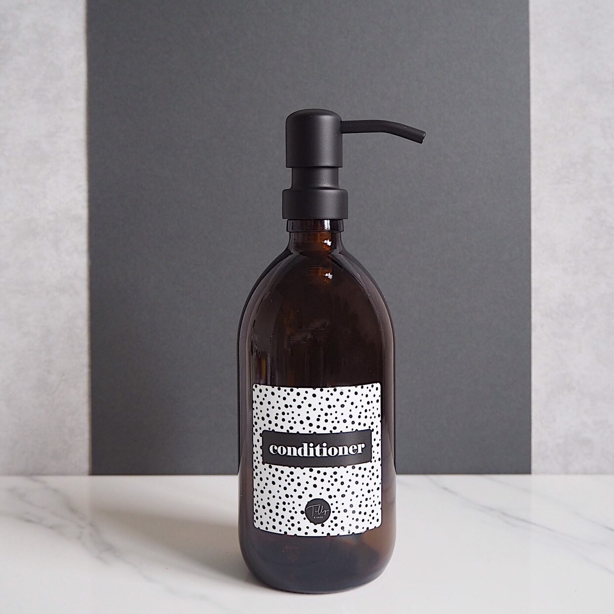 Amber Glass Reusable Bathroom Bottles With Dalmatian Labels Etsy