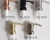 Soap dispenser pump for upcycling gin, vodka, rum, whiskey bottles