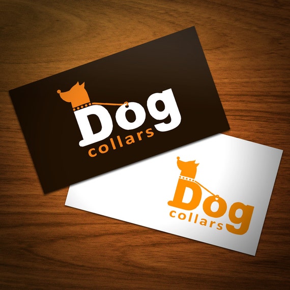 Ooak Exclusive Dog Collars Logo Pet Shop Logo Vector Brand Etsy