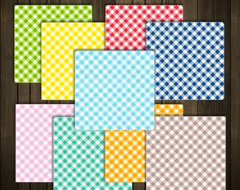 Gingham Square Backgrounds SVG Printable Sublimation Craft Supply Digital Files Commercial Use Easter Kitchen Bakery Clip Arts Transparent