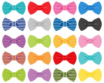 BUY 10 GET 5 FREE, Coupon Code - 5FREE   Bow Ties Vector Illustrations, Set, Collection, Commercial Use, Personal Use