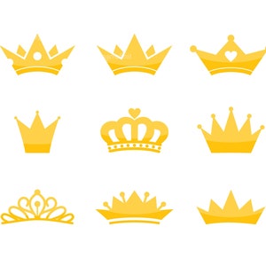 Crowns files, Royal, Tiara, Commercial Use, Embroidery, Print,Crown Vector,Tiara Svg,Princess,King Crown,Crown Silhouette,Dxf,Eps, Cut