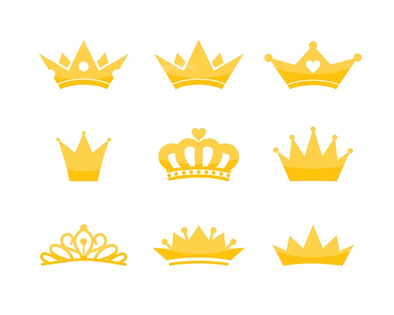 Crowns files, Royal, Tiara, Commercial Use, Embroidery, Print,Crown Vector,Tiara Svg,Princess,King Crown,Crown Silhouette,Dxf,Eps, Cut image 1