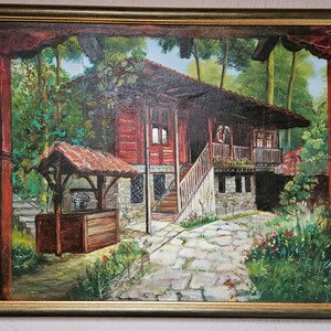 Hand made painting on canvas