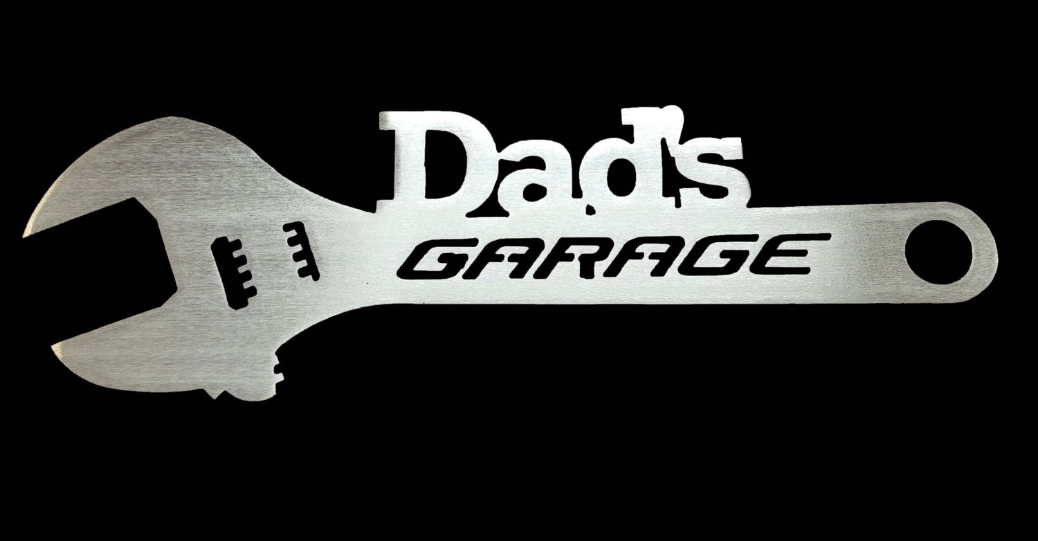 Dad's Garage Custom Metal Sign Father's Day Gift for Etsy