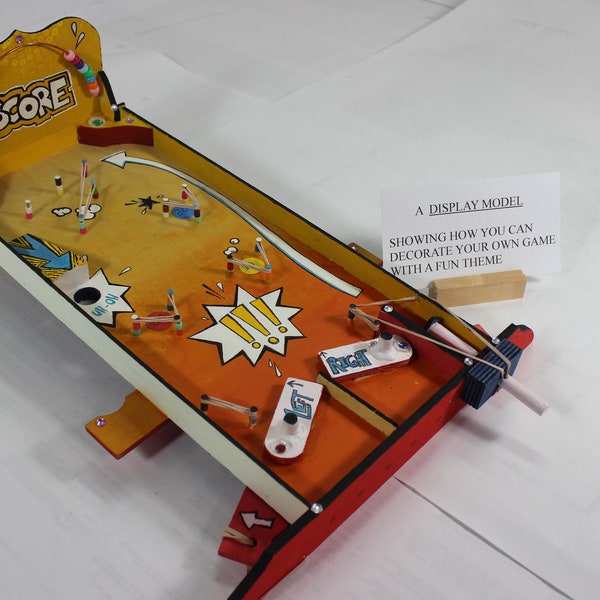 After School Pinball - Holzbearbeitungs-Kit mit Video-Anleitung