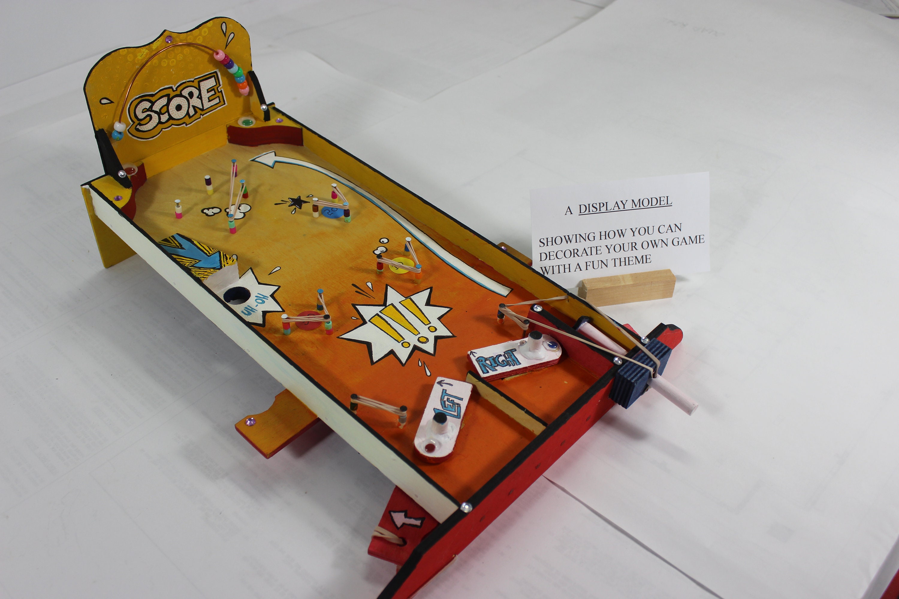 After School Pinball Woodworking Kit With Video Instructions Etsy