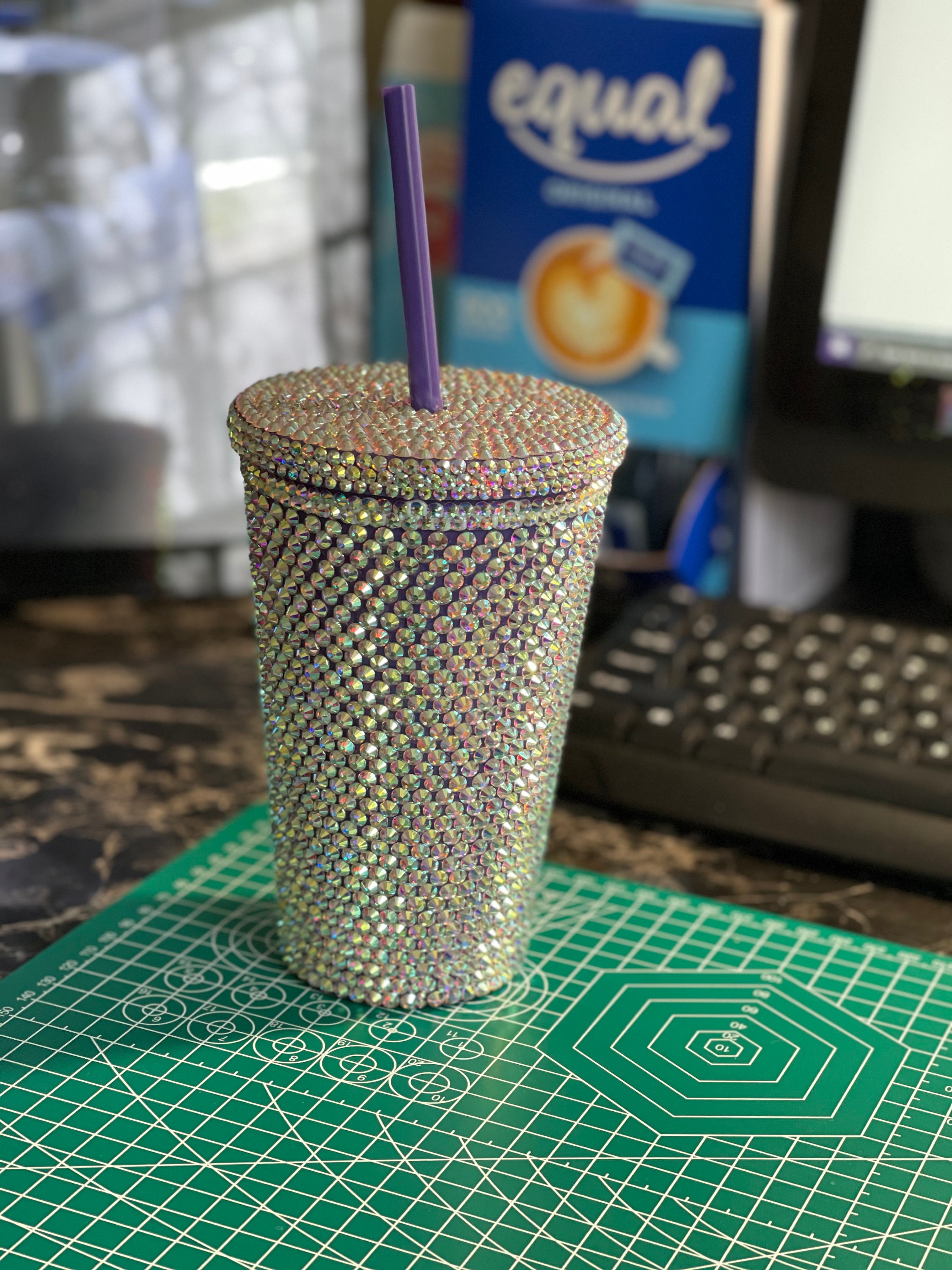 Bling Tumbler Rhinestone Tumbler Etsy
