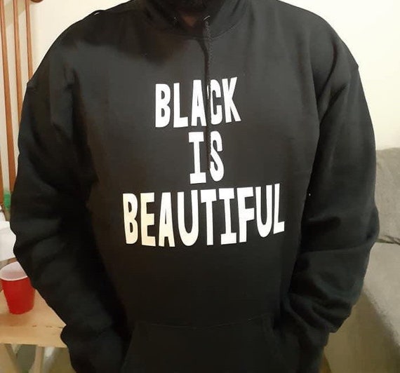 Black is Beautiful BLM Fist Hoodie Etsy Ireland